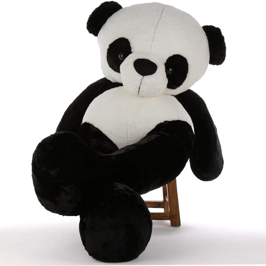 5-FT White& Black Panda Giant Teddy Bear Soft, Plush, Cuddly Stuffed Animal For Kids, Birthdays, Anniversaries, Valentine'S Day,Special Occasions Large Huggable